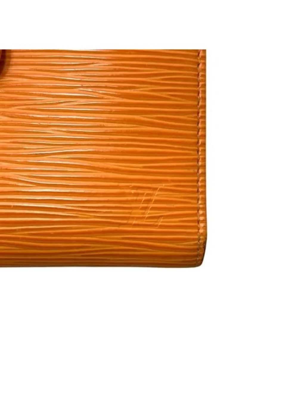 Louis Vuitton Bifold Wallet Portomonevier Viennois Orange Mandarin Epi Kiss